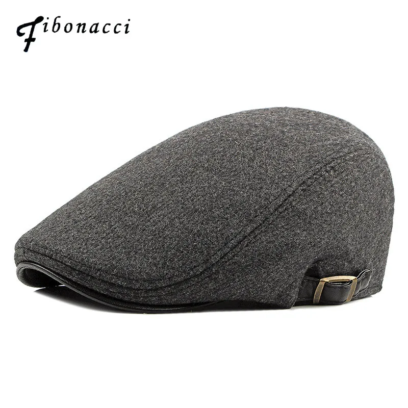 Old hat//Spring middle-aged mens woolen hat//Furry octagonal Cap// Forward painter cap// Grandpa hat//Dad Cap