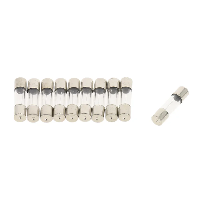 10pcs Fast-blow Glass Fuses Assorted Kit 5*20mm 250V 0.1A 0.2A 0.5A 1A 2A 3A 4A 5A 6A 8A 10A 15A 20A 25A 30A AMP Tube | Обустройство