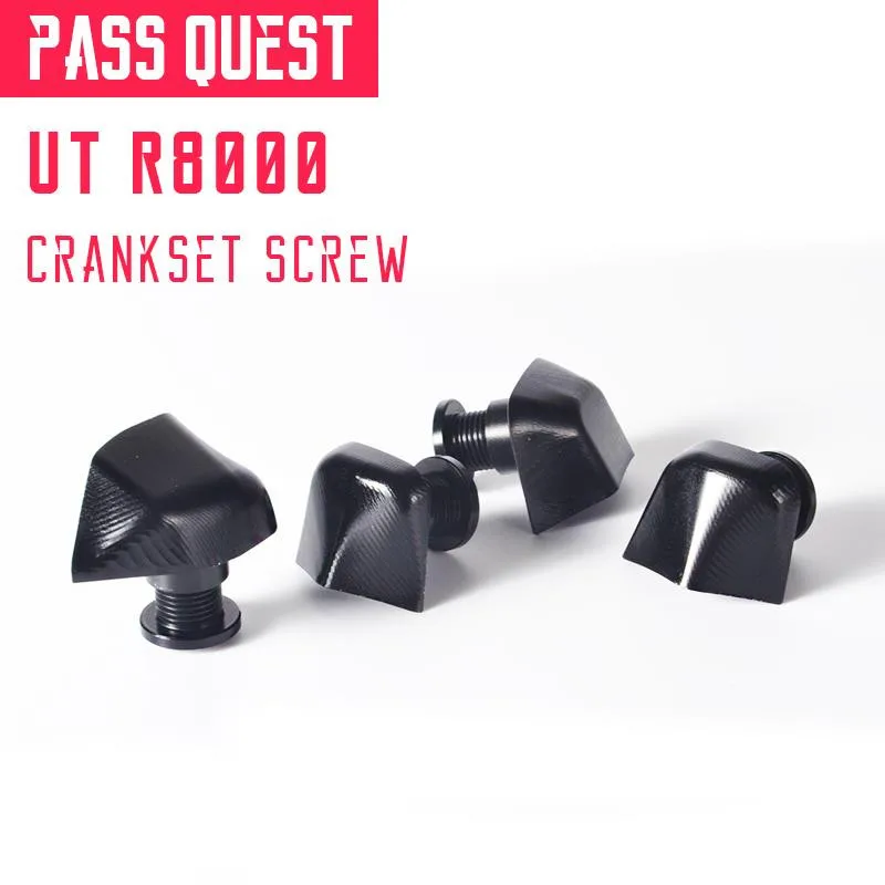 Пройти QUEST R8000 винт с кривошипом из алюминиевого сплава звездочки шурупы крышка сверхлегкий 26 г для Shimano UT R8000 Аксессуары для велосипеда