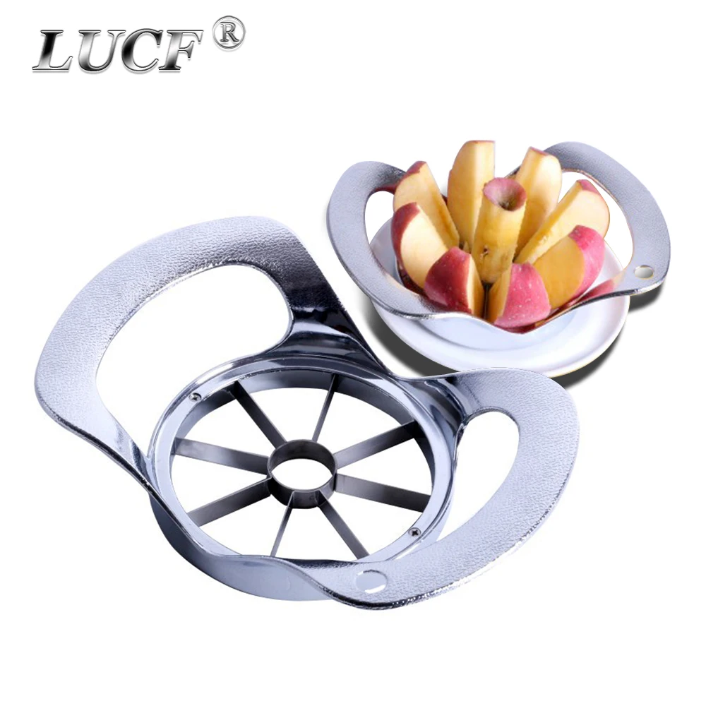 Apple Cutter Zinc Alloy Anti-slipping handle Fruit Slicer Corer Pear Melon Divider Kitchen Tool for Home