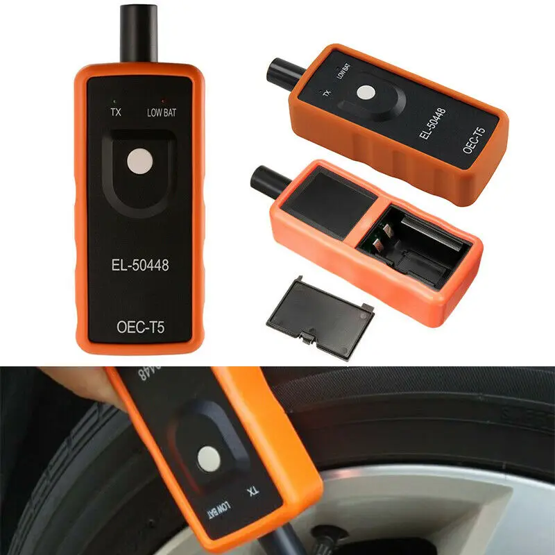 TPMS для G-M для Opel для Ford EL-50448 50448 Авто датчик давления в шинах TPMS инструмент сброса+ 12 В Автоматический цифровой тестер батареи