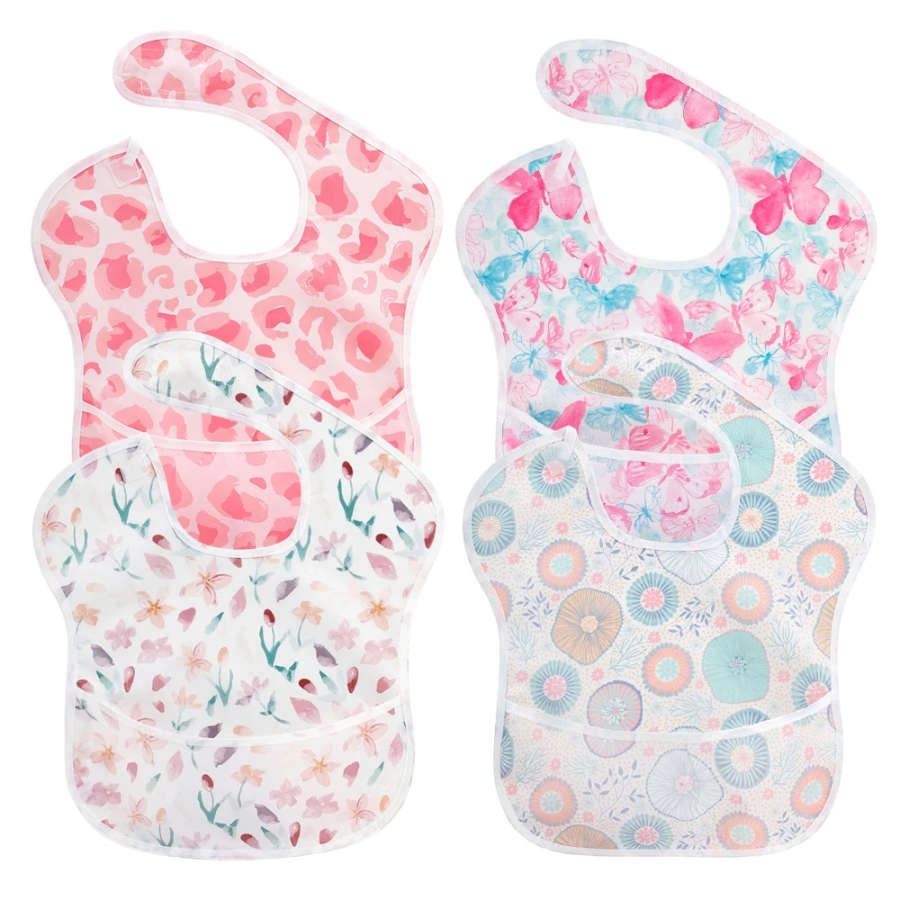 baby stroller toys 1Pcs Baby Bibs TPU Waterproof Feeding Bibs Unisex Washable Fashion Bibs For Girls & Boys Stain and Odor Resistant baby accessories drawing	