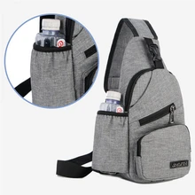 Новая модная мужская женская сумка через плечо перевязь нагрудный пакет usb зарядка спортивная сумка через плечо