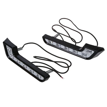 

2 x 12V Car LED Daytime Running Light 18 x 4.3 x 2.2 cm - White