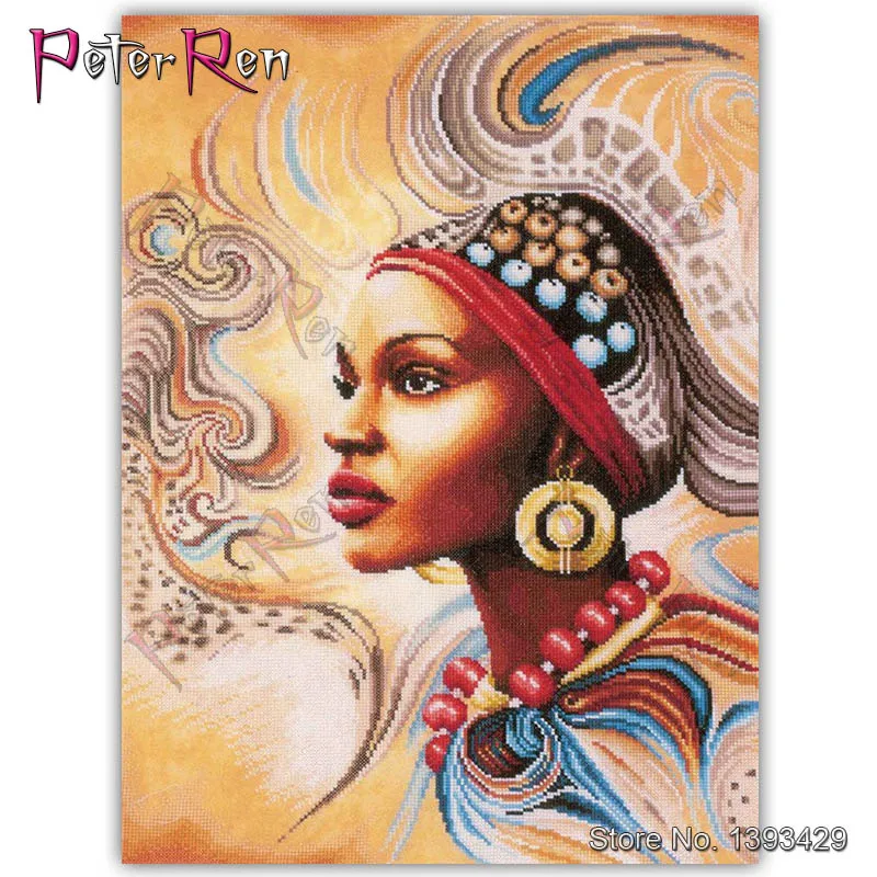 

5D Diamond Painting Cross stitch African beauty Full Square/Round Rhinestone Sticker mosaic Embroidery Home Decor Christmas gift