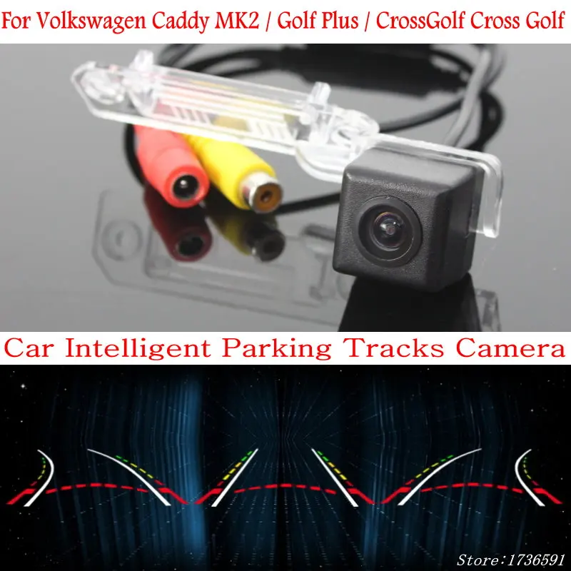 Автомобильная интеллектуальная парковочная камера для Volkswagen Caddy MK2/Golf Plus/CrossGolf Cross Golf камера заднего вида