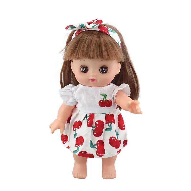 Милый полосатый комбинезон для 25 см Mellchan Baby Doll аксессуары для одежды