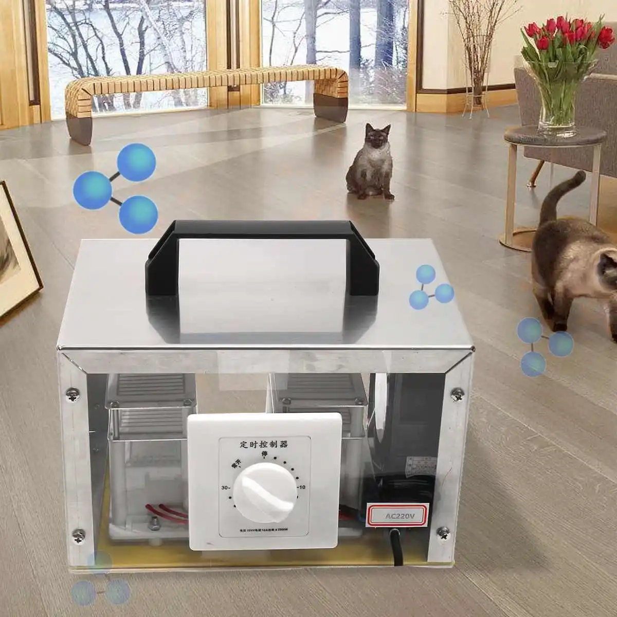 

220V 20g Ozone Generator Home Commercial Air Purifier Deodorizer Air Cleaner For Hospital Factory Cleaner Machine System