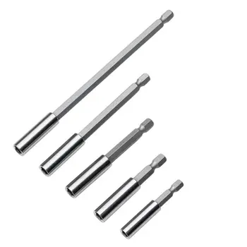 

Hexagon Bit Extension Rod Head Sleeve 1/4 Magnetic Connecting Rods Hex Screwdriver Drill Lengthen Tools Supplies