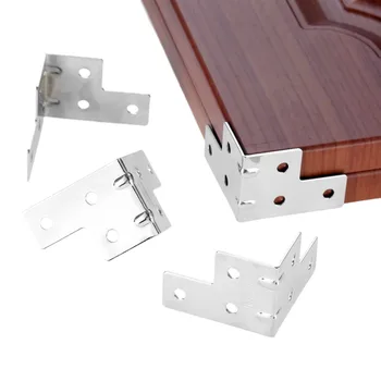 

4Pcs Metal Aviation Corner Braces Aluminum Case Right Angle Bracket Angle Support Protector Covers Furniture Fittings 54*39mm