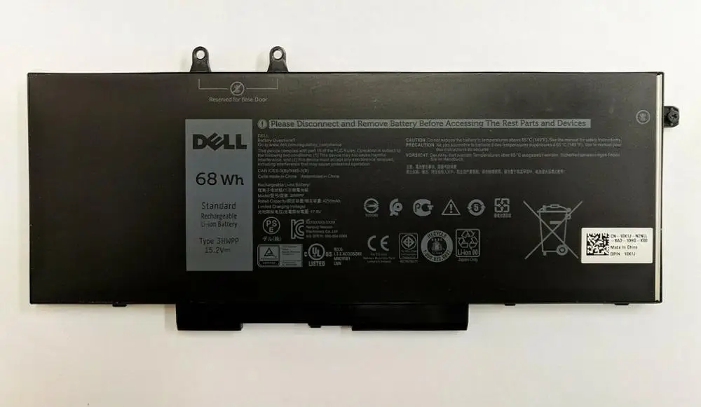 Новая Оригинальная батарея для DELL Latitude 5501 3HWPP 15,2 V 68WH