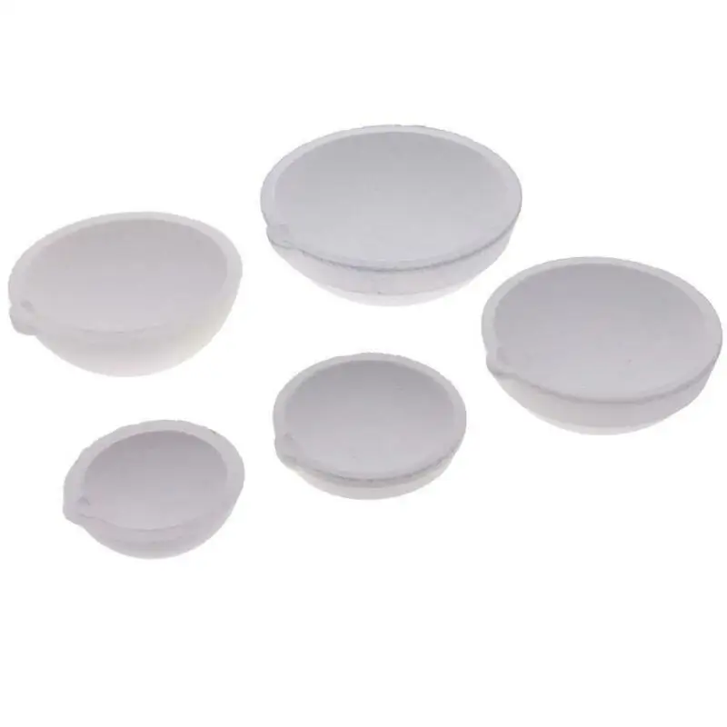 100g-10000g High Temperature Quartz Silica Melting Crucible Dish Bowl Pot Casting Golden Silver Metal Jewelry casting container melting crucible