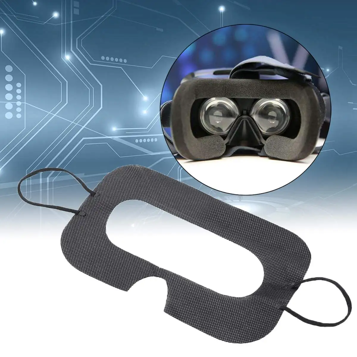 50pcs Disposable Sweatproof Thicken Hygiene VR Eyes Pad Face Mask For HTC VR Headset