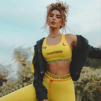 

2020New Fitness Set Seamless Printing High Elasticity Women Two Pieces Set Skinny Sports Buttocks Bra Legging Run Sportswear