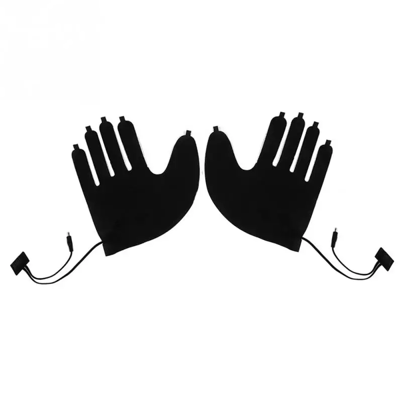 7,4 в зимние 3 скорости портативные складные регулируемые равномерные теплопроводные электрические перчатки с подогревом для улицы - Цвет: B
