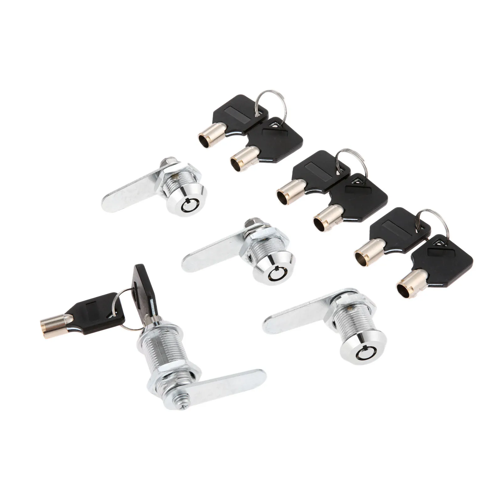 1Pc Zinc Alloy MS409 Furniture Drawer Tubular Cam Locks for Door Mailbox Cabinet Cupboard &amp 2 Keys 1 Locking Plate 16/20/25/30mm |