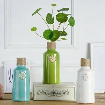 

NORDIC CERAMIC VASE DECORATION SIMPLE LIVING ROOM TV CABINET BEDROOM DRIED FLOWER CONTAINER MODERN HOME DECORATION ACCESSORIES