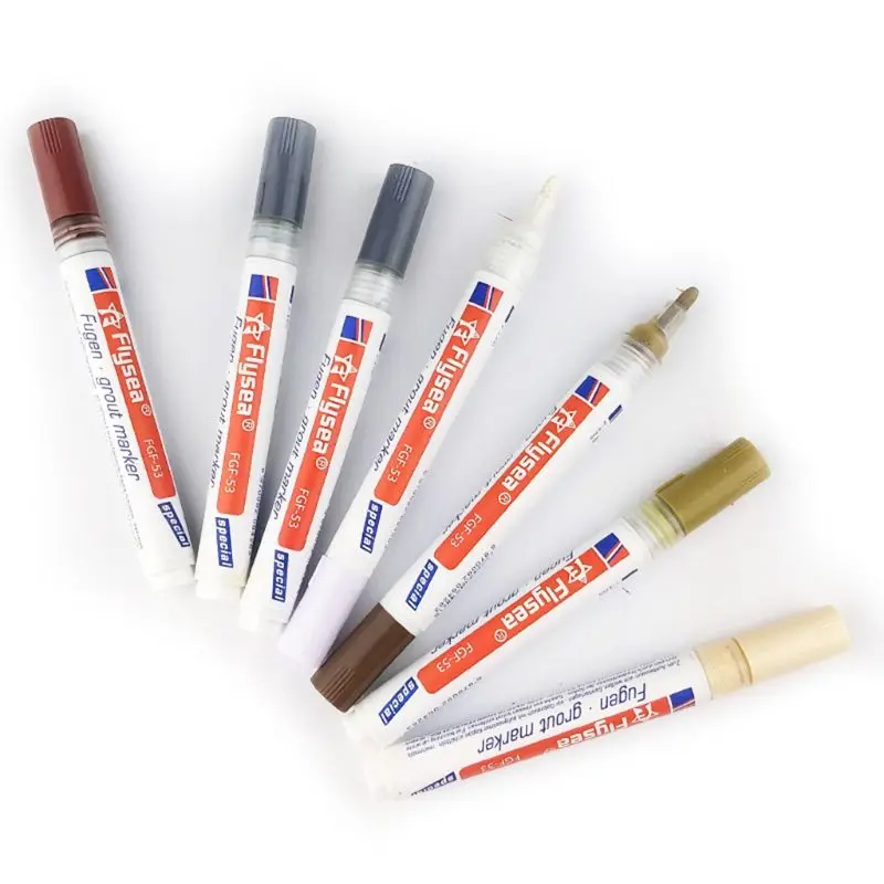 Tile Repair Pen Refill Wall Gap Grout Refresher Marker Odorless Non Toxic For Tiles Floor Kitchen Bathroom Cleaner E65A