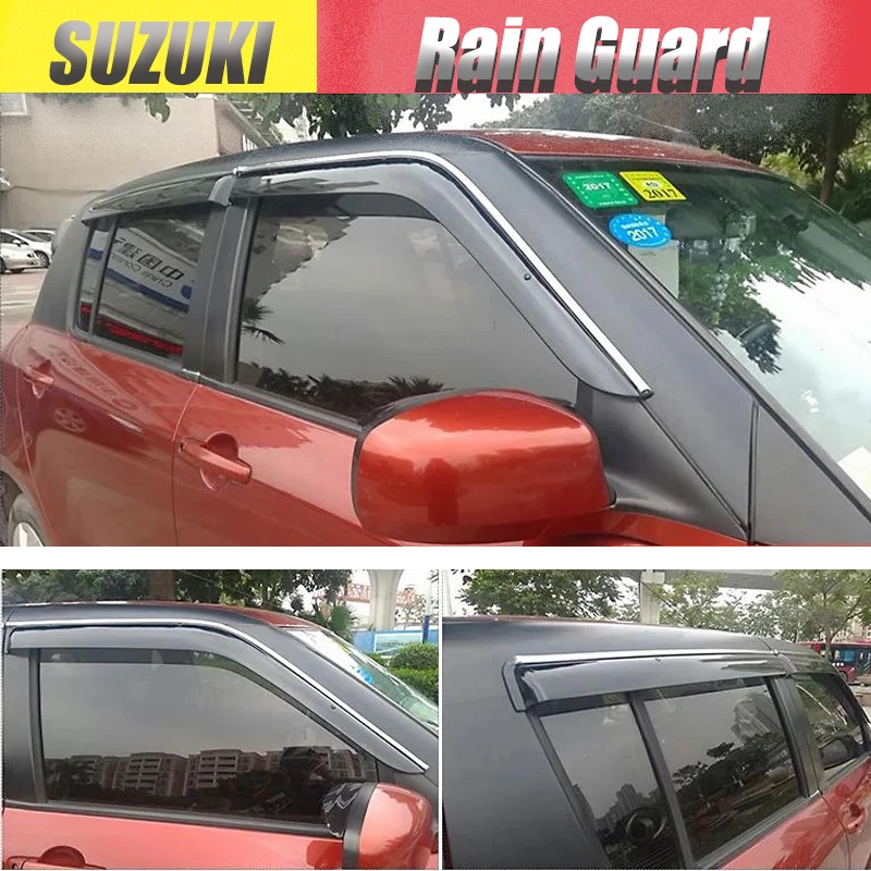For SUZUKI /ALTO/S-cross/Alivio/CIAZ/SX4/Grand Vitara/Swift/ Rain Guard /Guard Smoke Window Rain Window Wind Visor 2005
