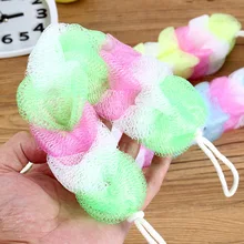 Strip Loofah Universal Nylon Double Headed Mounted Bath Towel Mixed Colors Rub Back qi pao wang Bath Towel