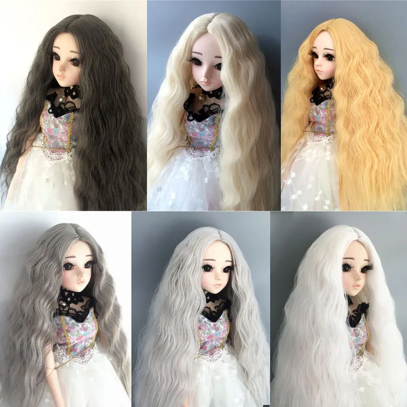 BJD sd 1/3 1/4 1/6 1/8 процентов листьев для девочек 60 см мужского и женского пола кукольный парик часть лапша быстрого приготовления рулон кукла curl парик аксессуары для куклы