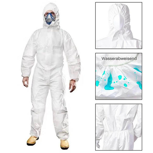 Protective Clothing Disposable Dustproof Water Oil Resistant Work Safety Clothing