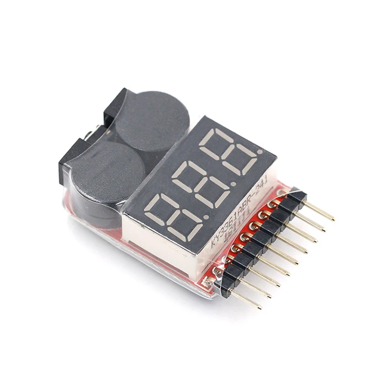 Новый индикатор 1 8S Lipo Li Ion Fe напряжения батареи 2 в тестер низкого зуммер