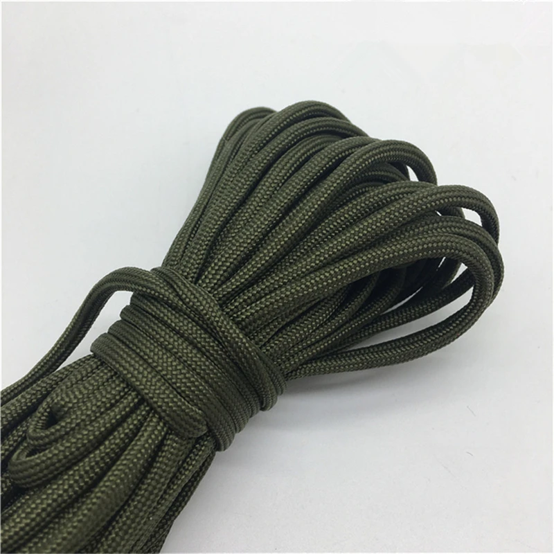 Nylon Cord 10meters 10mm Paracord 550 Parachute Lanyard Rope Mil Spec Type III 7 Strand DIY Bracelet Accessories