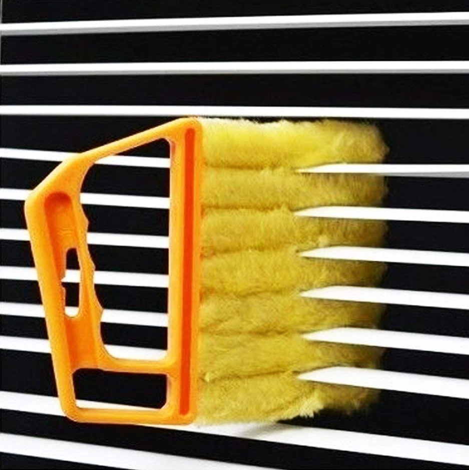 Window Cleaning Brush Shutter Venetian Blind Louver Air Condition Vent Dust Clean Microfiber Remove Washable Roller House Tool | Дом и сад