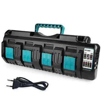

4-Port Max DC18SF 14.4/18V Fast USB Battery Charger for Li-ion Battery Protable