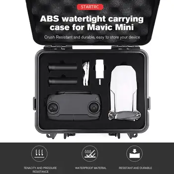 

Drone Storage Box Waterproof ABS Hard Shell Carrying Case Handbag Suitcase For Mavic Mini Resistant And Anti-fall In Stock