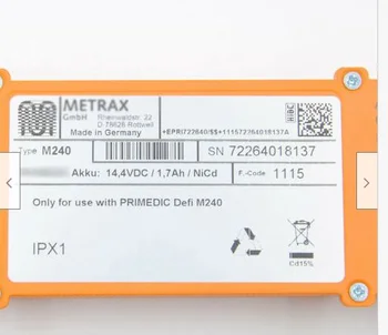 

PN:72264018137 Battery only use with PRIMEDIC Defi M240 METRAX (new，original）