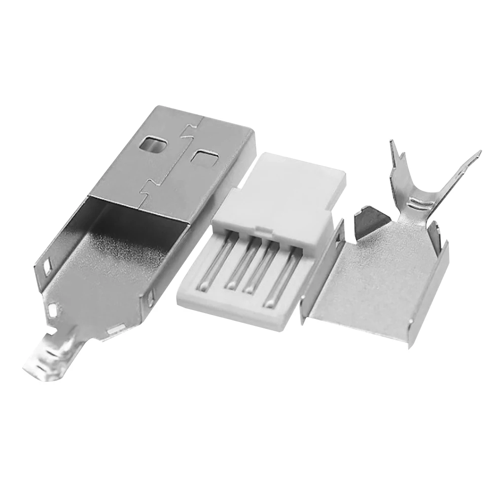 10 шт. USB 2 0 тип А 4 контакта 30 в а|Соединители| |