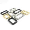 1pcs Metal Wire Formed Rectangle Ring Buckle Loops for Webbing Leather Craft Bag Strap Belt Buckle Garment Luggage DIY Accessory ► Photo 3/6