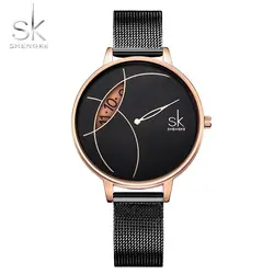 Shengke роскошные женские креативные наручные часы модные женские часы женские SK часы Montre Feminino Relogio Mujer Saati Hours