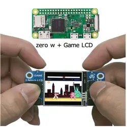 Raspberry Pi zero W + 1,54 дюймовый мини-игровой ЖК-экран для Raspberry pi zero W/3B/3B +