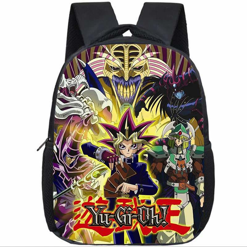 Bonito yu gi oh! Mochilas con bonito estampado de Anime para niños, mochila  para guardería, regalo para la vuelta al colegio|Mochilas| - AliExpress