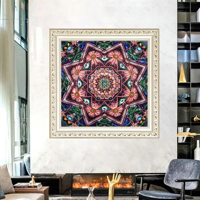 5D DIY Алмазная картина особой формы Мандала комплекты для вышивки/мозаики Вышивка крестиком Картина рождественские украшения для дома