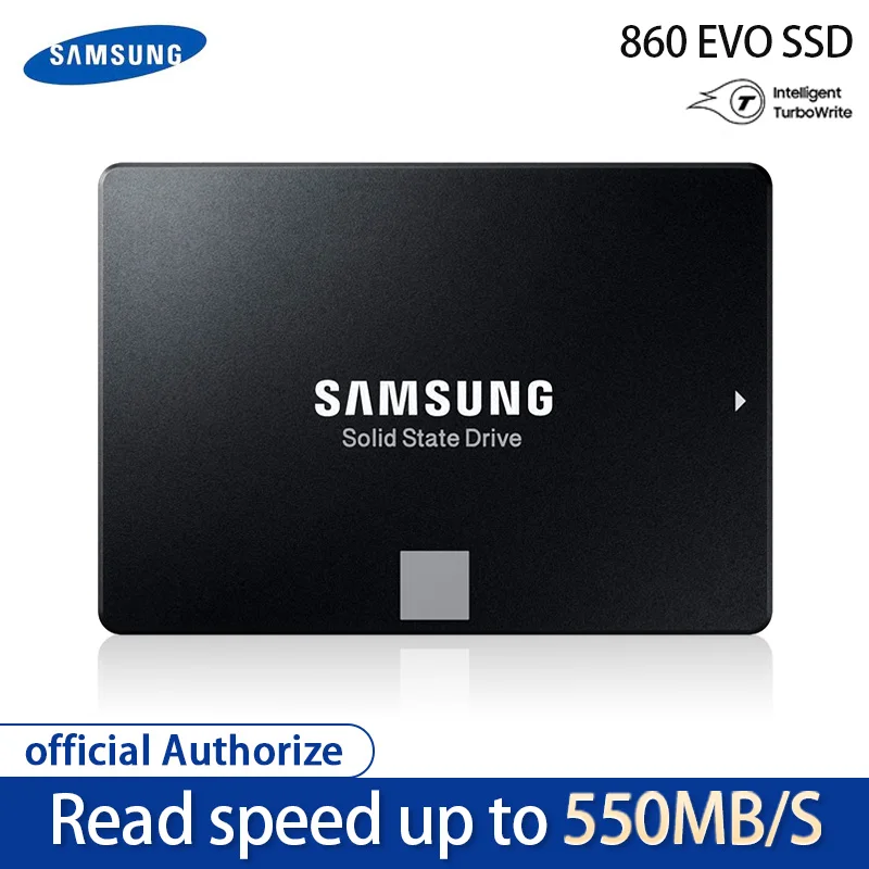 Samsung 860 EVO SSD 1 ТБ 500 Гб 250 ГБ Внутренний твердотельный диск HDD жесткий SATA3 2 5 дюйма