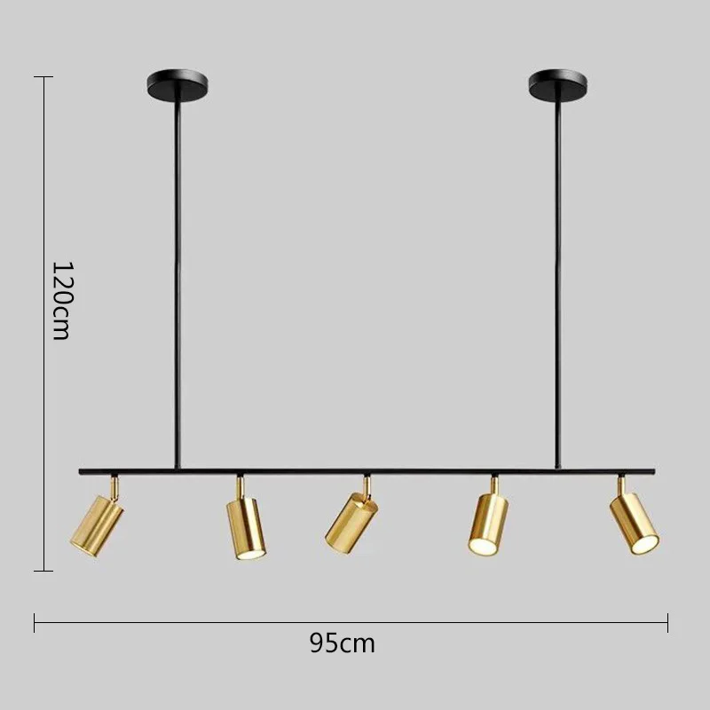 5 lights Ретро-промышленная Люстра для кухни, столовой, ресторана, светильники, винтажные светильники, лофт, античные скандинавские подвесные люстры - Цвет абажура: 5 lights