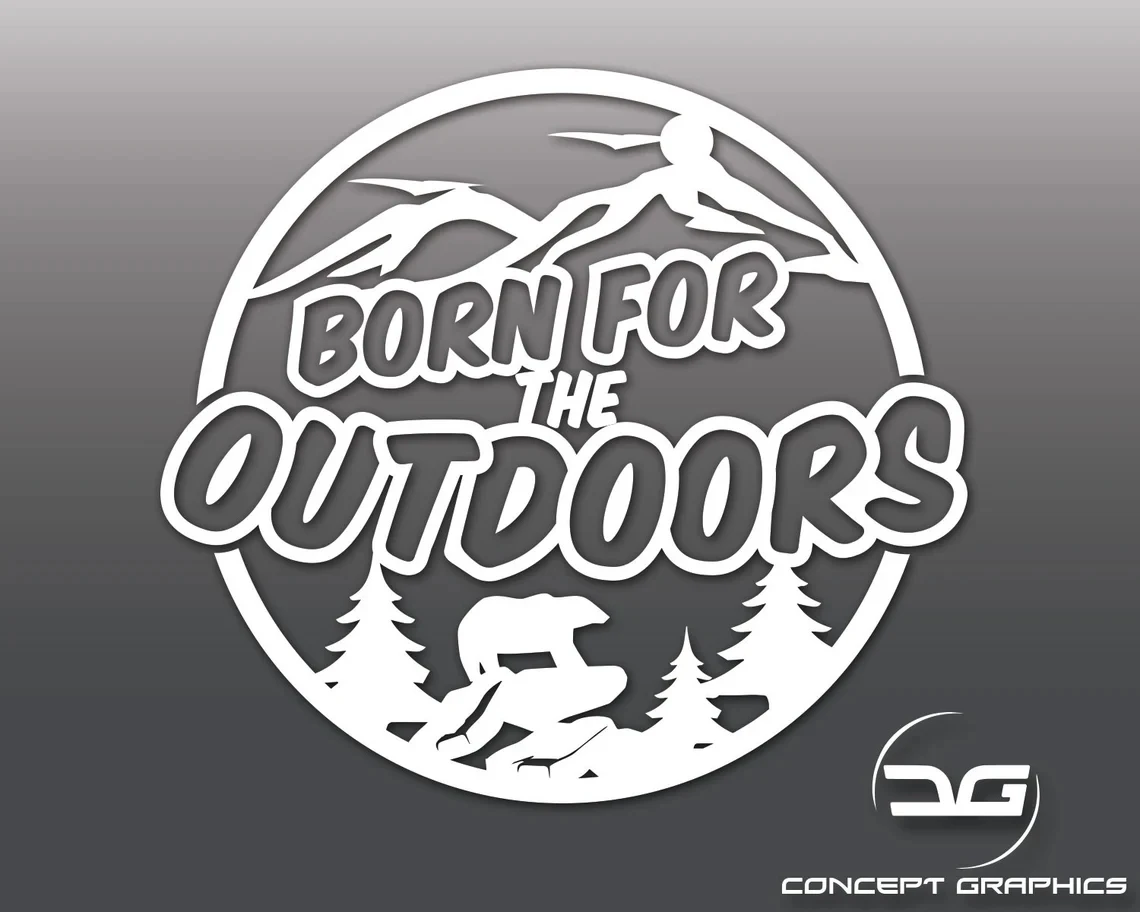 BORN FOR THE Outdoor Автомобильная наклейка кузова грузовика окна водонепроницаемая ПВХ