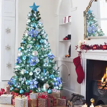 

Home Decor Xmas Decor Christmas Tree Decoration Set LED Supplies Hanging Tool