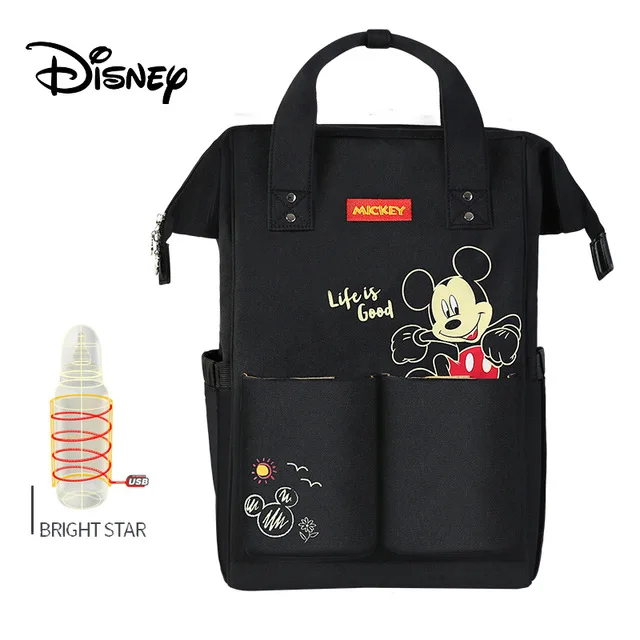 Disney года Детские Коляски Сумки usb большой емкости Мумия подгузник сумка Мода мумия Материнство подгузник сумка Детские Подгузники Сумки - Цвет: 7