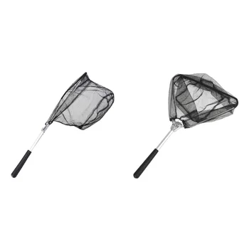 

Foldable Network Trap Fishing Net Fish Tackle Tool Fishing Lightweight Dip Net TelescopingNew Landing Net Pole Casting