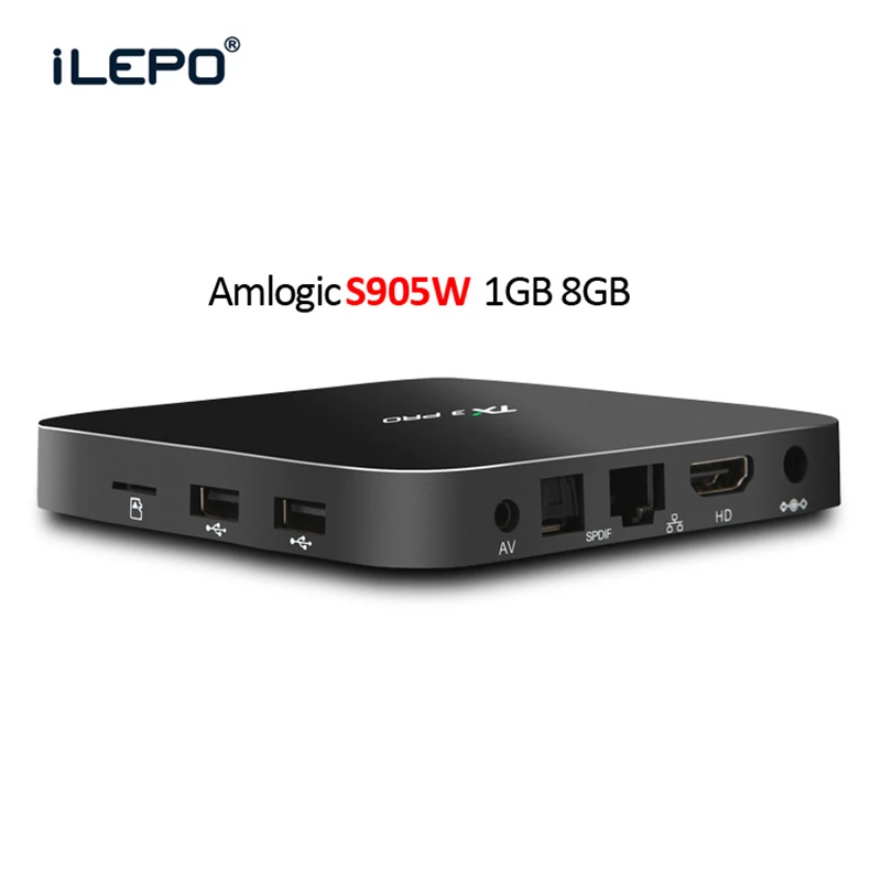 TX3 Pro Android 7,1 Smart tv Box Amlogic S905W четырехъядерный 1 ГБ 8 ГБ BT2.1 RKMC16.1 HDMI 2,0 Wifi 100M Ip tv подписка Ubox