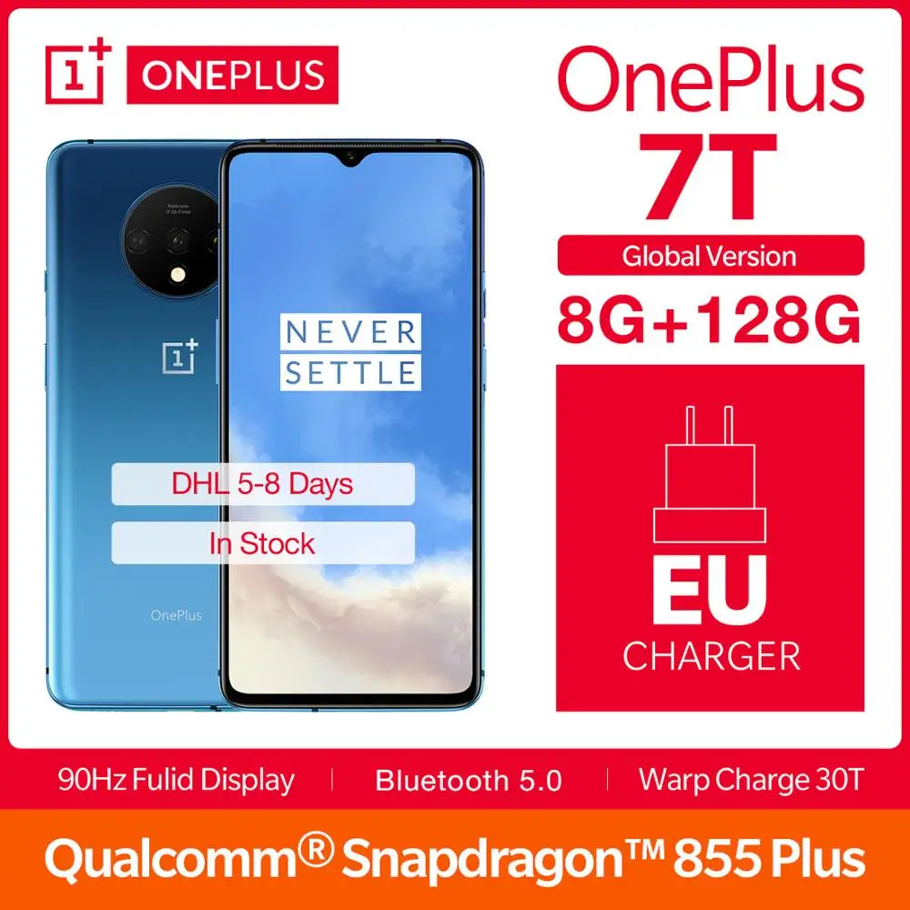44683.71руб. |Глобальная версия смартфона OnePlus 7T Fulid AMOLED 6,55 