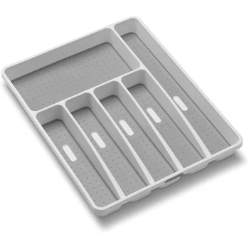 

A01-Drawer Cutlery Tray Cutlery Storage Box Plastic Cutlery Storage Tray Partition