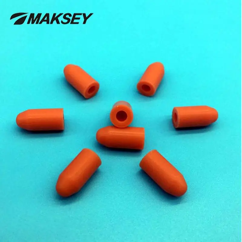 Наконечники для шприца MAKSEY, силиконовые резиновые колпачки для уплотнения игл, уплотнительные колпачки 3 мм, уплотнительные колпачки, уплотнительные колпачки из ПВХ