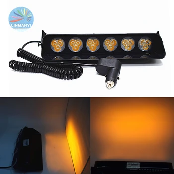 

24LED 54W S7 Viper Signal Light Dash Light Windshield light Car Strobe Police Flash light Sucker Police warning light red/bule