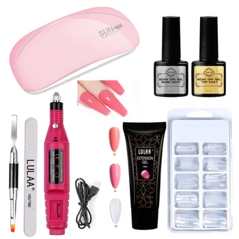 

Hot Sell 15ml Manicure Extended Glue Set Non-Paper Cups Extend Manicure Set Set Model Enamel Gel